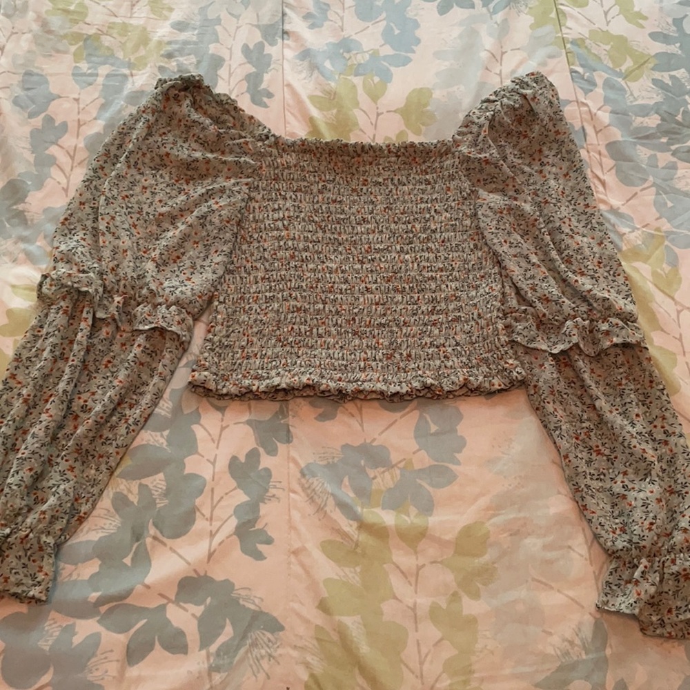 Wild Fable Floral Square Neck Top